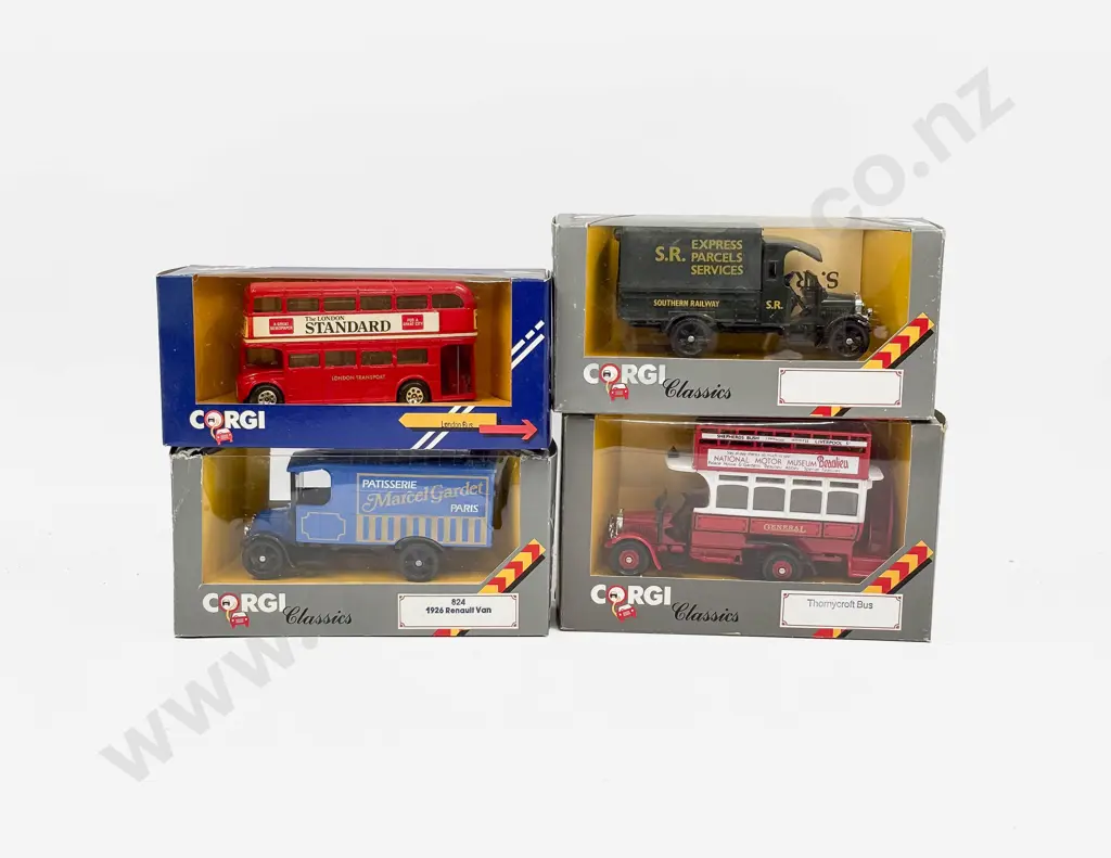 Four Corgi Classics Beaulieu - SP Express Parcels - Standard - Marcel Gardet Image 1++