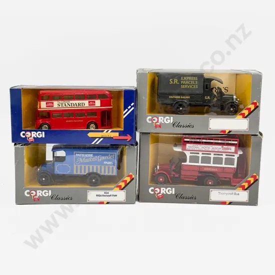 Four Corgi Classics Beaulieu - SP Express Parcels - Standard - Marcel Gardet