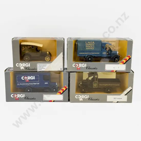Four Corgi Classics Dickins & Jones - LNER Express - Corgi - East Anglian Fruit Co