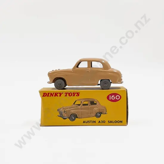 Boxed Dinky Austin A30 Saloon (box one flap missing)
