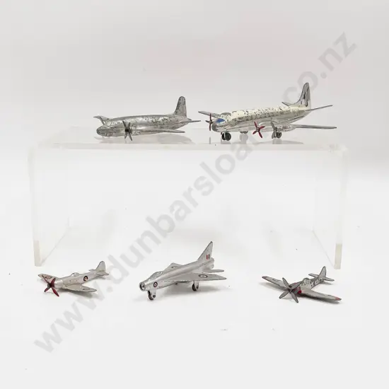 Dinky 706 Viscount - Viking - Tempest X2 and PIB Lightning some playwear
