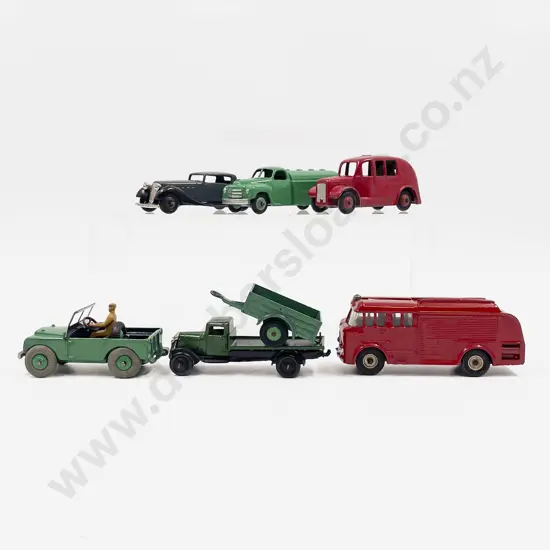 Six Various Vintage Dinky Vehicle Models Restored
