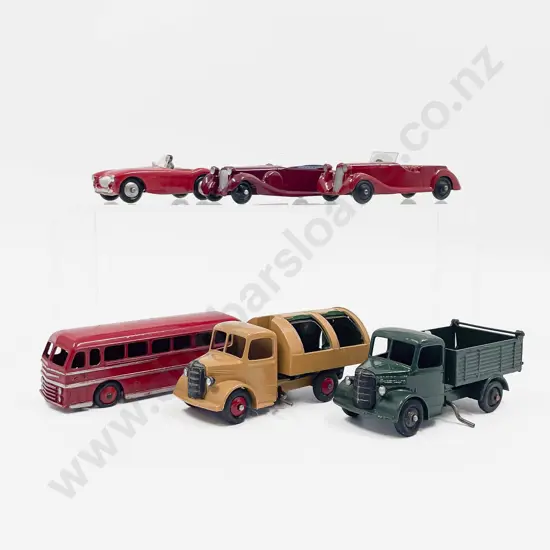 Six Various Vintage Dinky Vehicle Models Restored