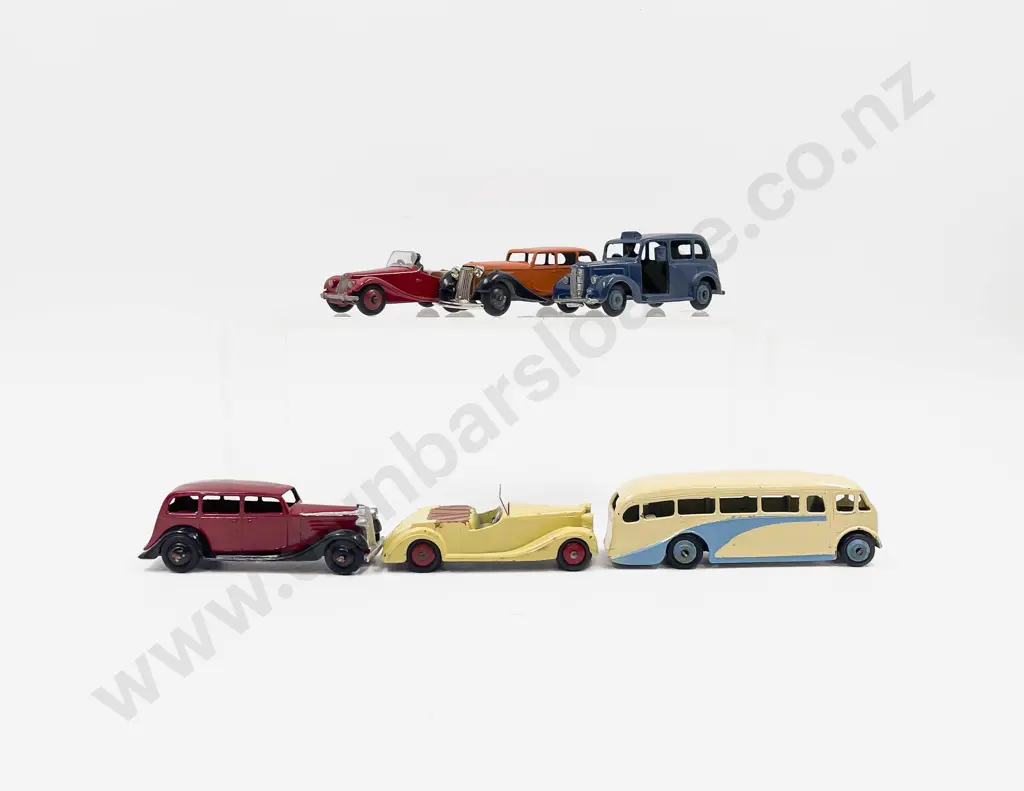 Six Various Vintage Dinky Vehicle Models Restored Image 1++