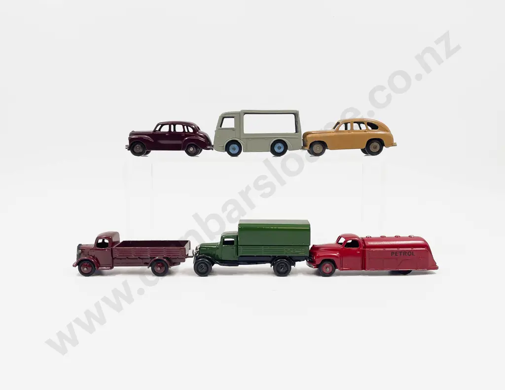 Six Various Vintage Dinky Vehicle Models Restored Image 1++