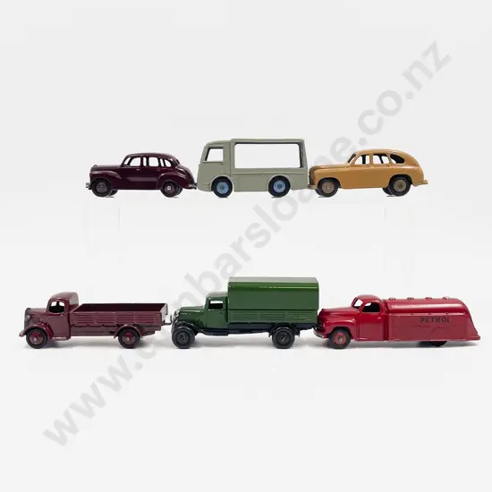 Six Various Vintage Dinky Vehicle Models Restored