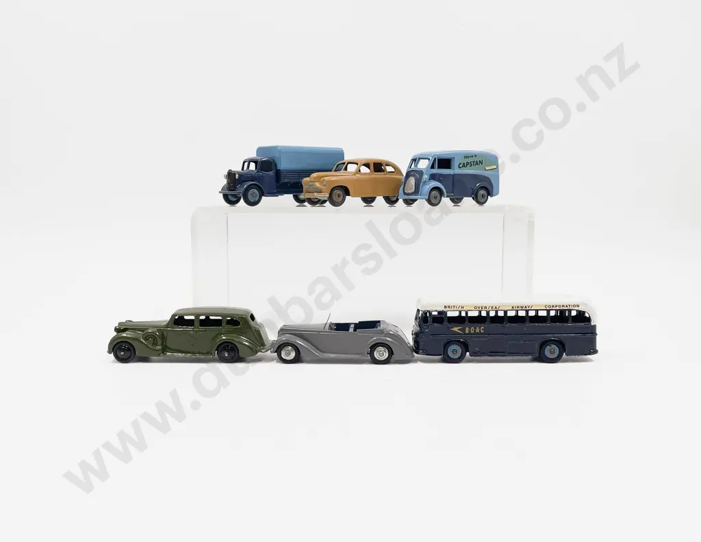 Six Various Vintage Dinky Vehicle Models Restored Image 1++