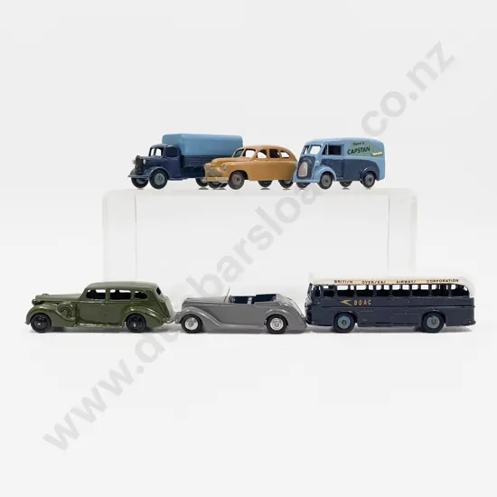 Six Various Vintage Dinky Vehicle Models Restored