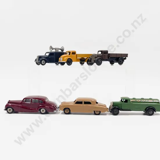 Six Various Vintage Dinky Vehicle Models Restored