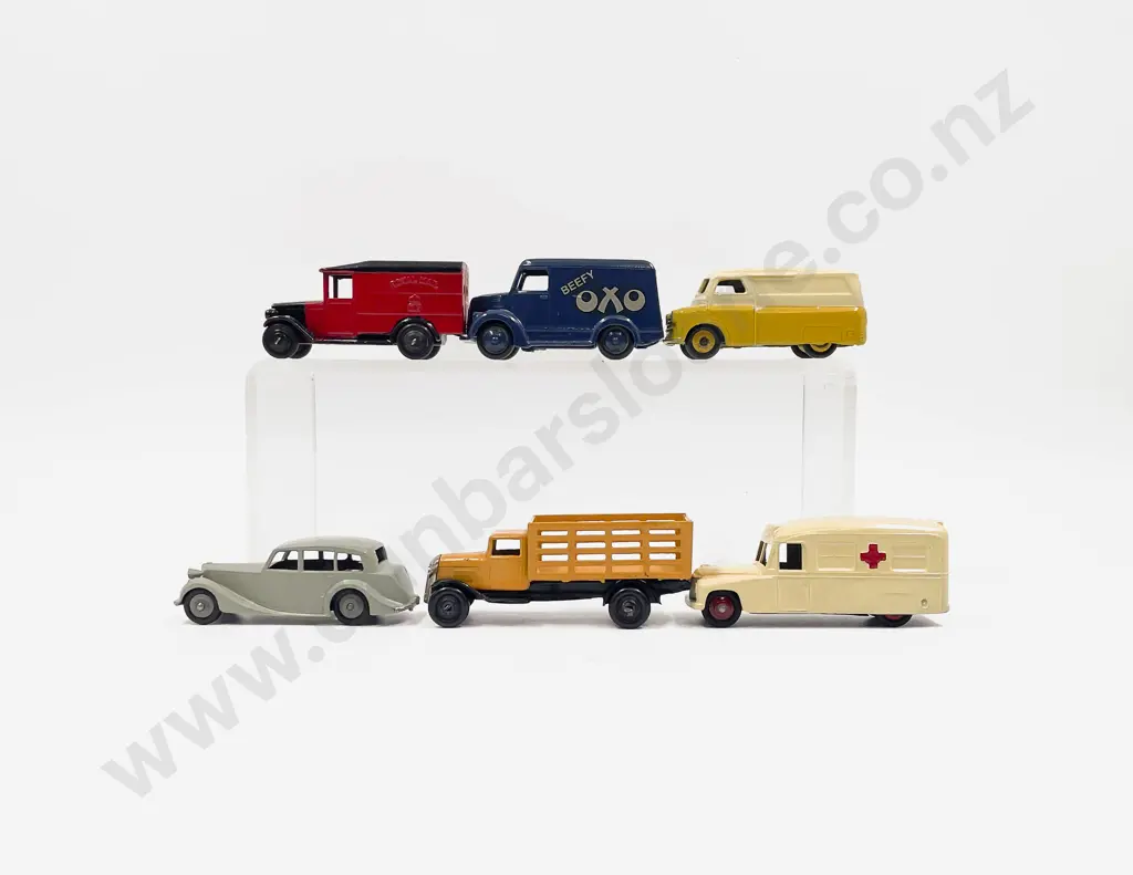 Six Various Vintage Dinky Vehicle Models Restored Image 1++