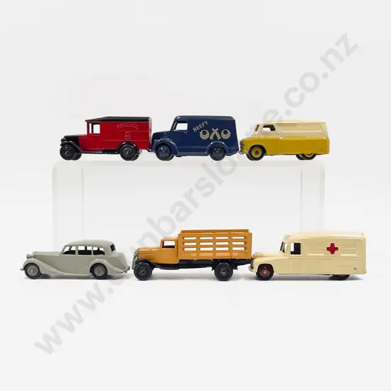 Six Various Vintage Dinky Vehicle Models Restored