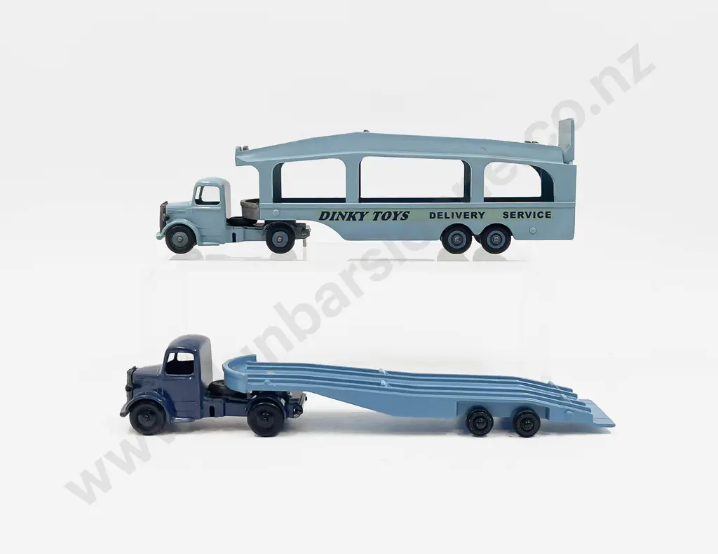 Dinky 982 Pullmore Car Transporter with Loading Ramp and Another Modified both Restored Image 1++