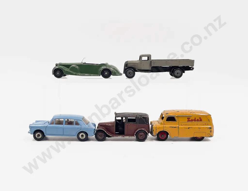 Dinky Five Various Vehicle Models Playworn Image 1++
