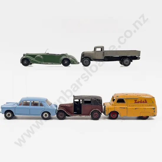 Dinky Five Various Vehicle Models Playworn