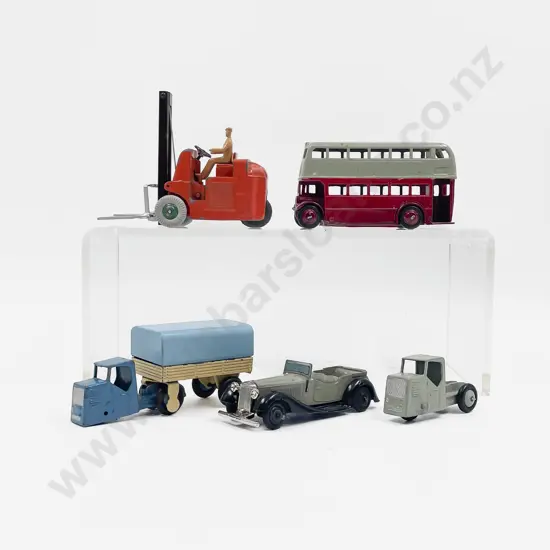 Four Various Vintage Dinky Vehicle Models Part Restored