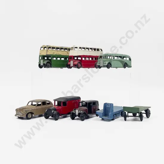 Seven Early Dinky Models