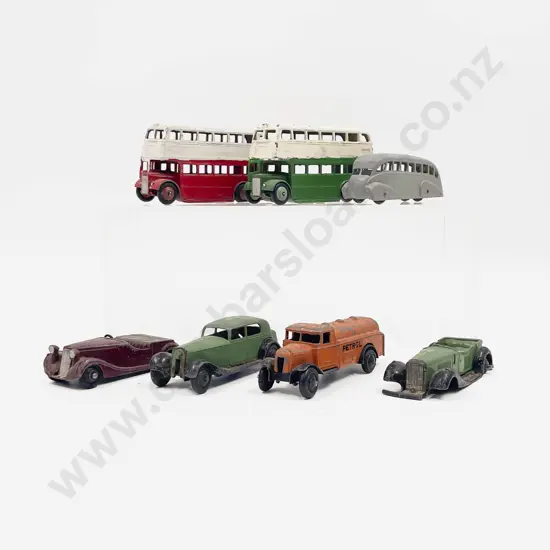 Seven Early Dinky Models
