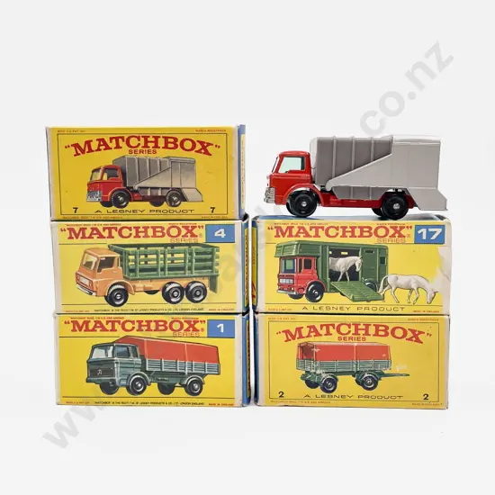 Matchbox Series Boxed No18 No25 No62 No42 and 45 empty box