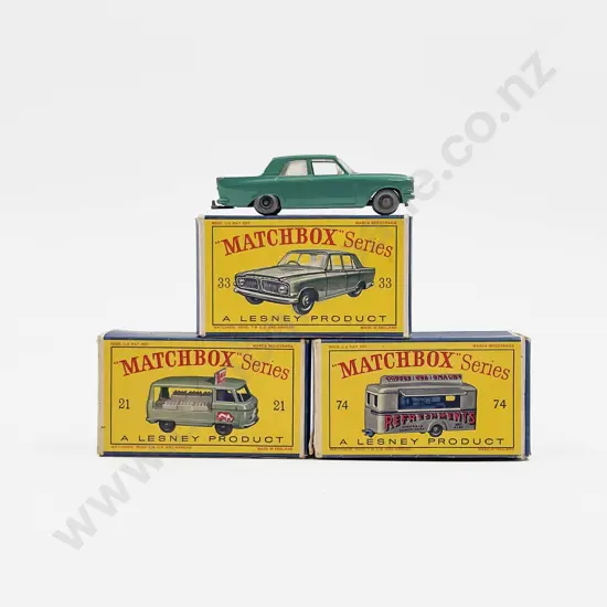 Matchbox Early Boxed Models 74 - 21 - 33