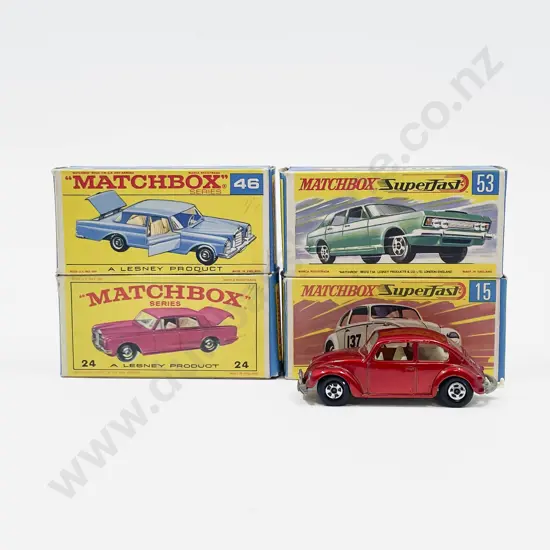 Matchbox Early Boxed Models 24 - 46 - 53 - 15