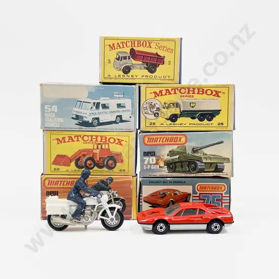 Matchbox Boxed Empty Boxes 3 - 69 - 25 - 70 and Boxed 33 - 7- 54