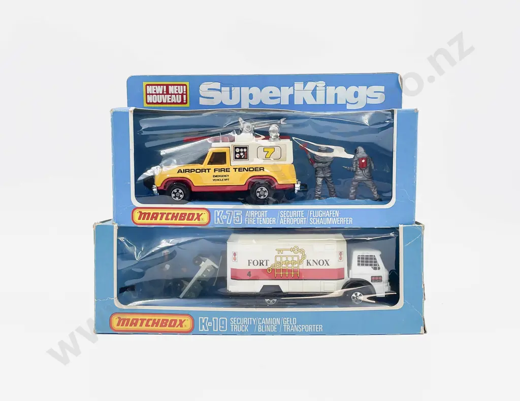 Matchbox Boxed Super King Size K-75 & K-19 Image 1++