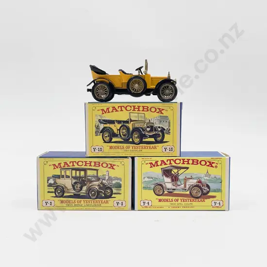 Models of Yesteryear Pictorial Background Boxed Models Y-3 Y-4 Y-13