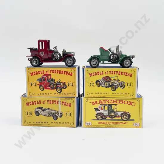 Models of Yesteryear Pictorial Boxed Models Y-2 Y-7 Y-10 Y-11