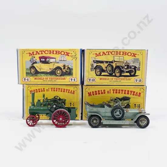 Matchbox Models of Yesteryear Picture Boxed Y-1 Y15 Y6 Y-13