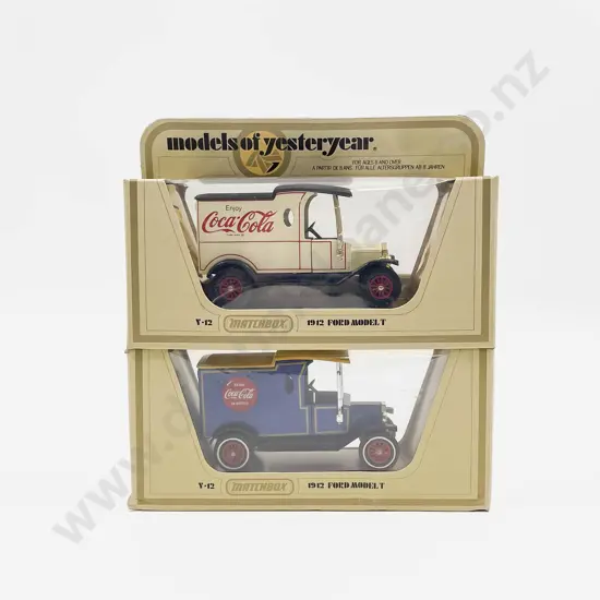Matchbox Models of Yesterday Y-12 Coca-Cola Two Variations