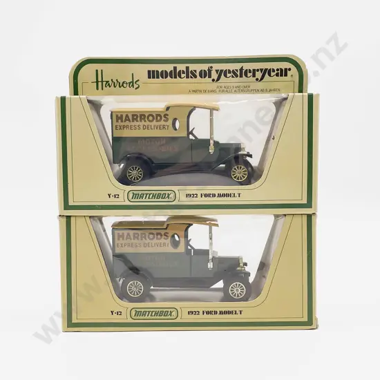 Matchbox Models of Yesterday Y-12 Harrods Two Variations