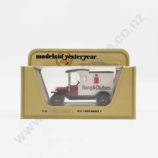 Matchbox Models of Yesterday Y-12 Bang & Olufsen Promotional Model with Certificate 1981
