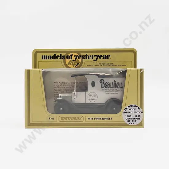 Matchbox Models of Yesterday Y-12 Beaulieu Promotional Model