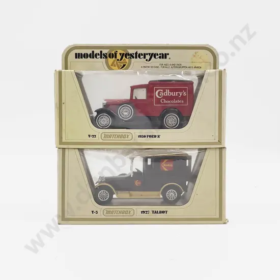Matchbox Models of Yesterday Y-5 Kodak & Y-22 Cadburys Variation Models