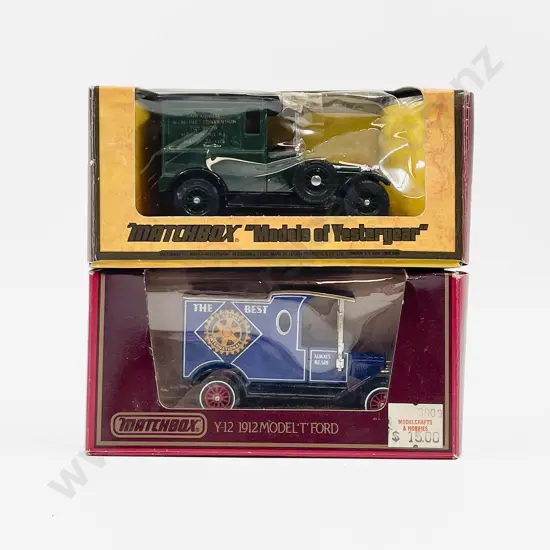 Matchbox Models of Yesterday Y-12 Rotary & Y-5 1978 Harrisburg PA Models