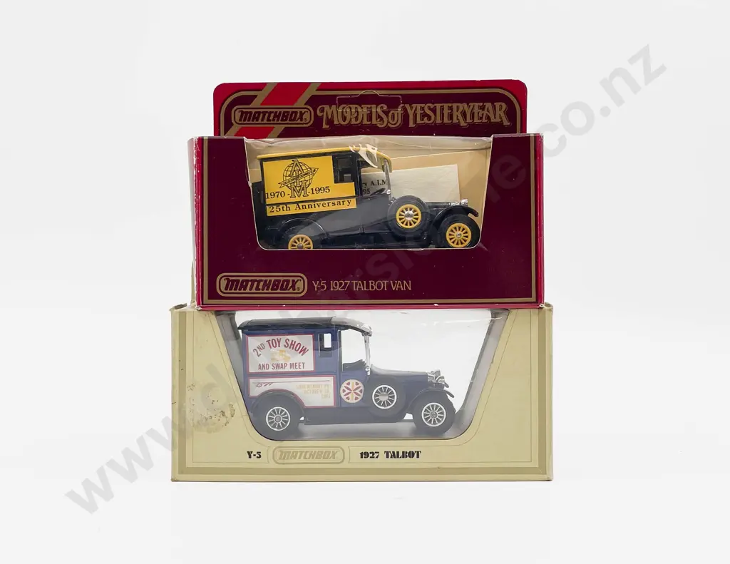 Matchbox Models of Yesterday Y-5 1995 Anniversary & Y-5 1981 Shrewsbury Models Image 1++