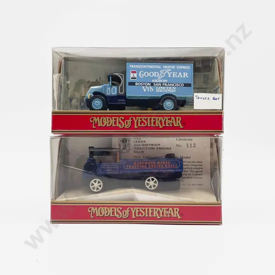 Matchbox Models of Yesterday Y-32 Leeds & District Traction Engine Rally & Y-33 Good Year