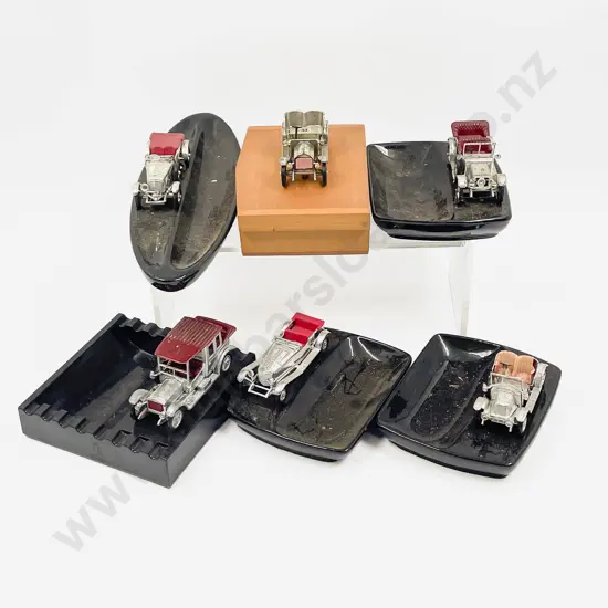 Matchbox/Lesney Veteran Car & Tray Series Box and Five Trays (Faults)