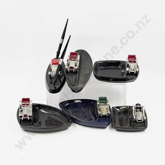 Matchbox/Lesney Veteran Car & Tray Series Pen Stand and Tray with Four Trays (Faults)