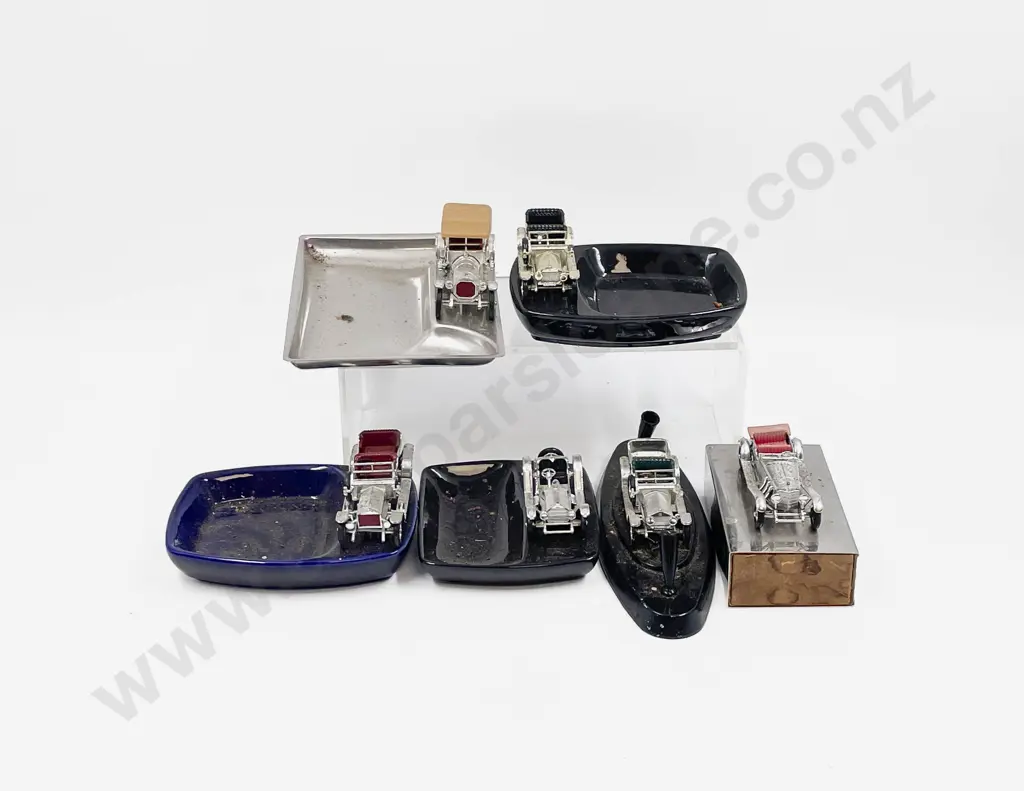 Matchbox/Lesney Veteran Car & Tray Series Pen Stand and Box with Four Trays (Faults) Image 1++