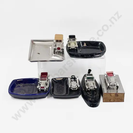 Matchbox/Lesney Veteran Car & Tray Series Pen Stand and Box with Four Trays (Faults)
