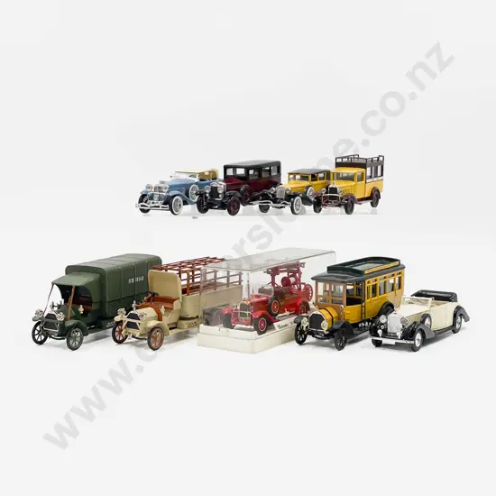 Rio and Solido Unboxed Nine Vintage Models - good condition