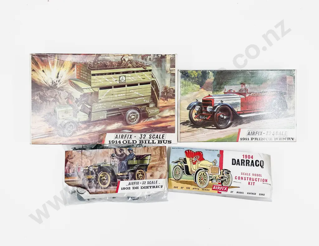 Four Vintage Airfix Uncompleted Vehicle Models Image 1++