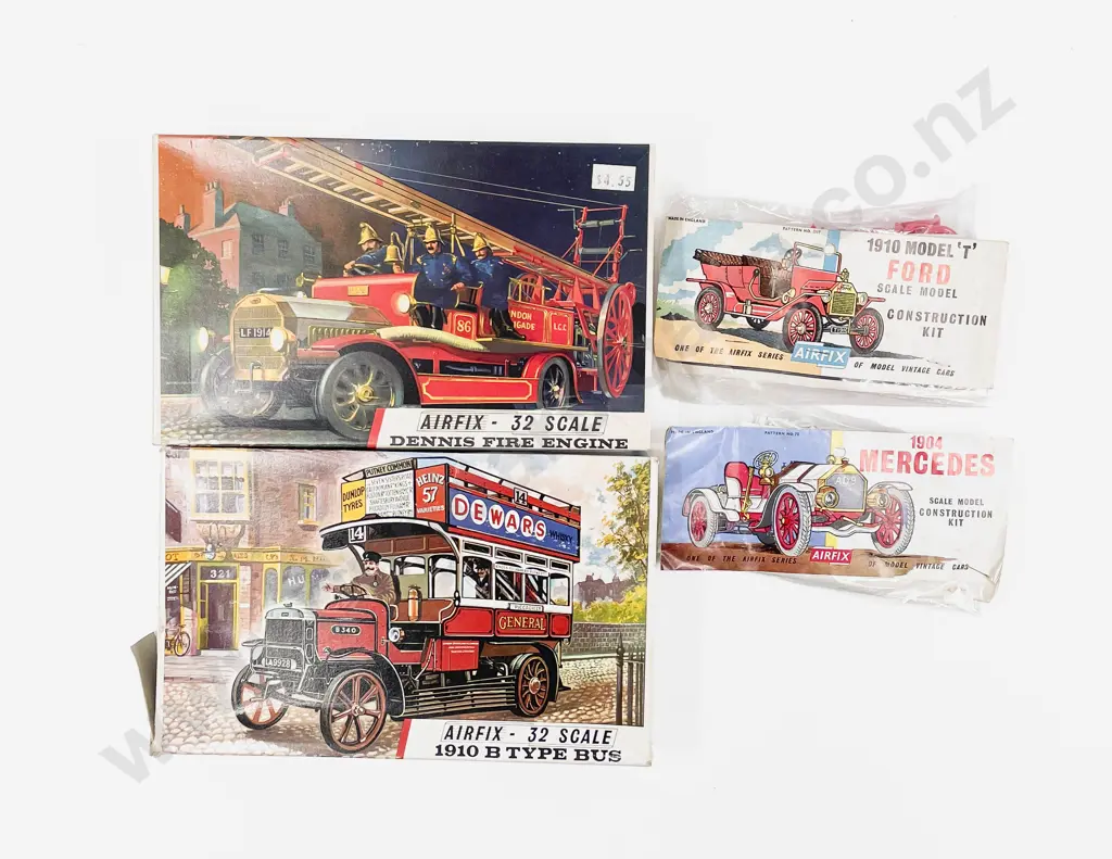 Four Vintage Airfix Uncompleted Vehicle Models Image 1++