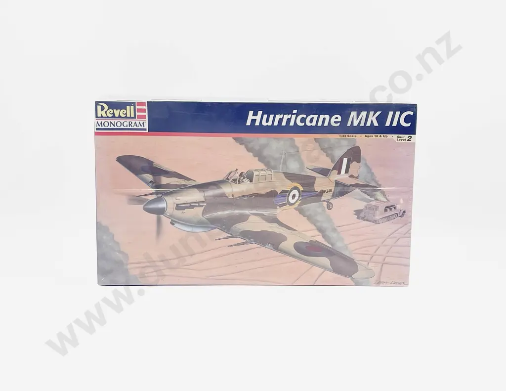 Boxed Revell 1:32 Scale Uncompleted Hurricane MK IIC Kit Image 1++