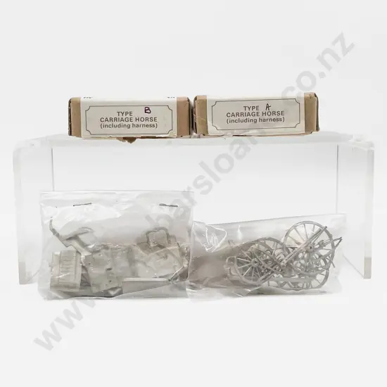 Phoenix Models Pewter Bygone Age C19th Stanhope Phaeton and Carriage Horse Kits A & B