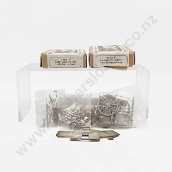 Phoenix Models Pewter Bygone Age C19th Royal Mail Coach and Carriage Horse Kits A & B