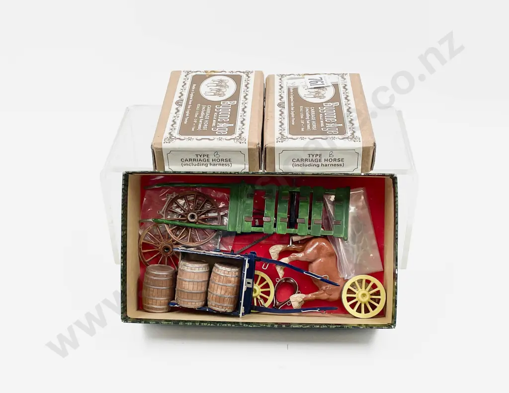 Phoenix Models Pewter Bygone Age Brewers Bray and Carriage Horse Kits B x2 Image 1++