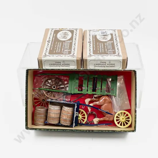 Phoenix Models Pewter Bygone Age Brewers Bray and Carriage Horse Kits B x2