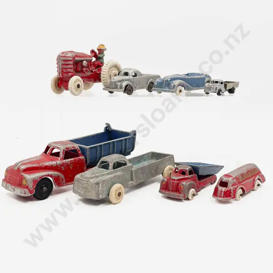 Fun Ho Seven Diecast Models and Midget S/Plated Model Truck